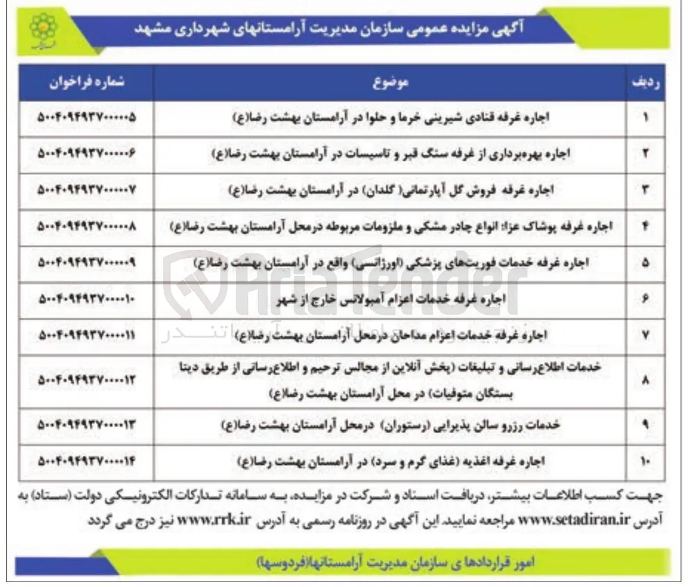 اجاره غرفه قنادی شیرینی خرما و حلوا 