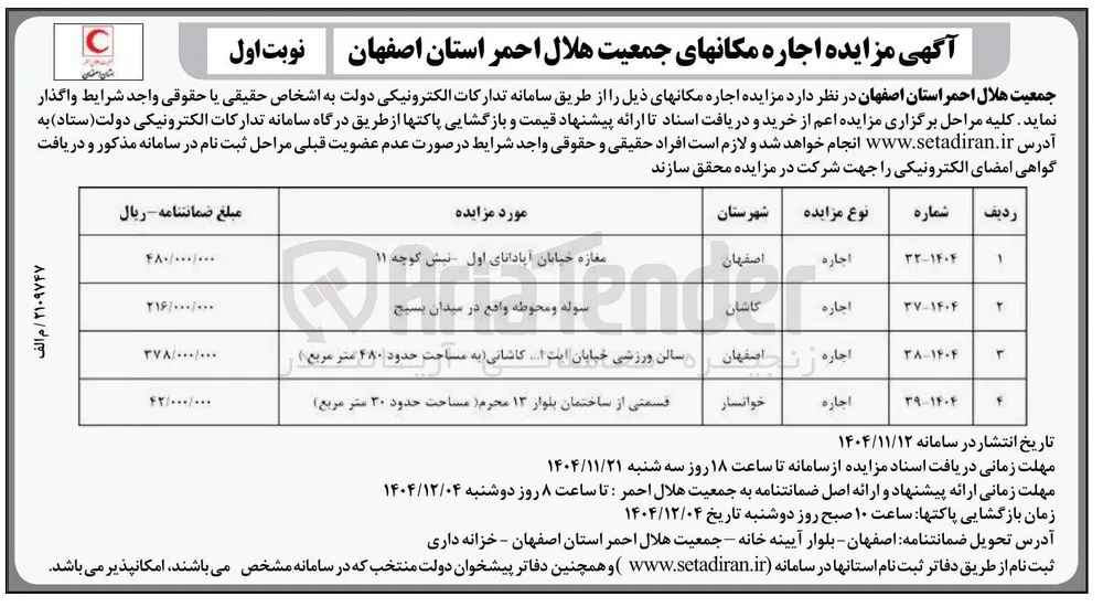 اجاره مکان