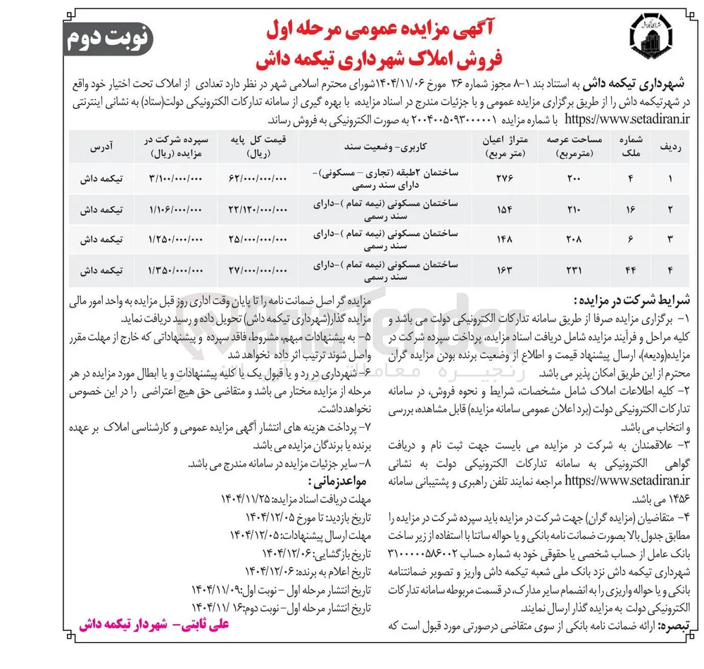 فروش املاک