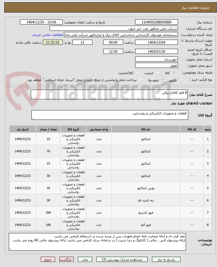 8 قلم کالای برقی 