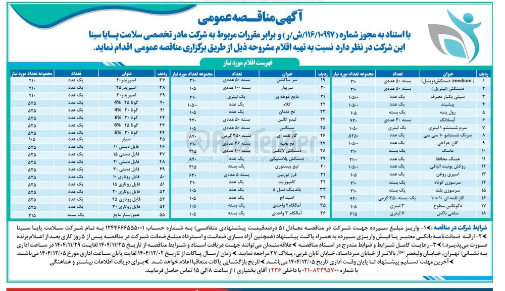 خرید سرم شستشو 1 لیتری
