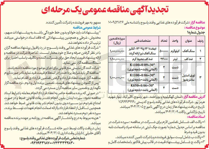 خرید توری استیل سانتریفیوژ