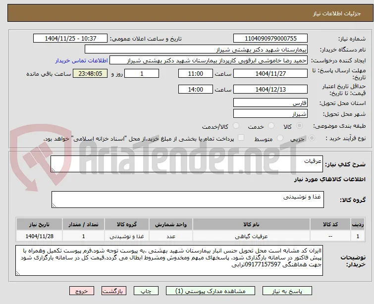 عرقیات