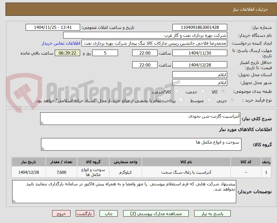 آنتراسیت-گارنت-شن نخودی