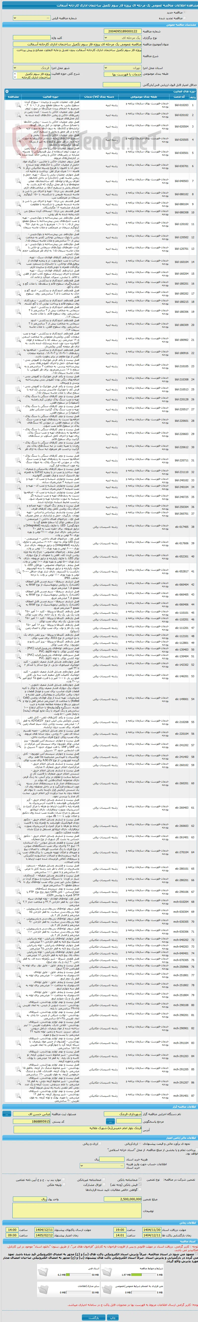 مناقصه عمومی یک مرحله ای پروژه فاز سوم تکمیل ساختمان اداری کارخانه آسفالت