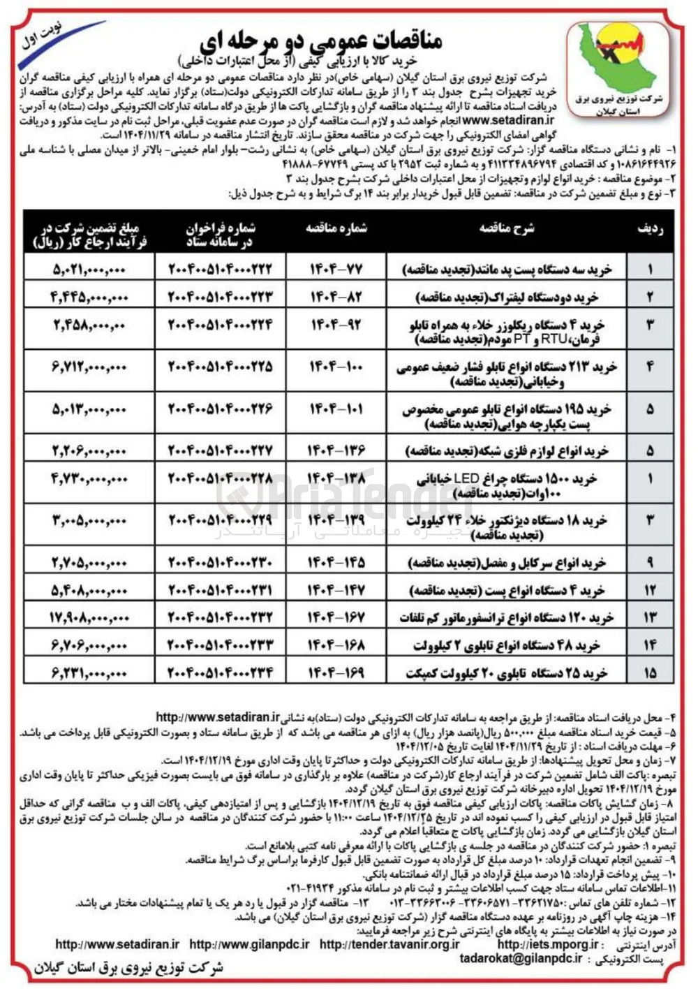 خرید انواع سرکابل و مفصل