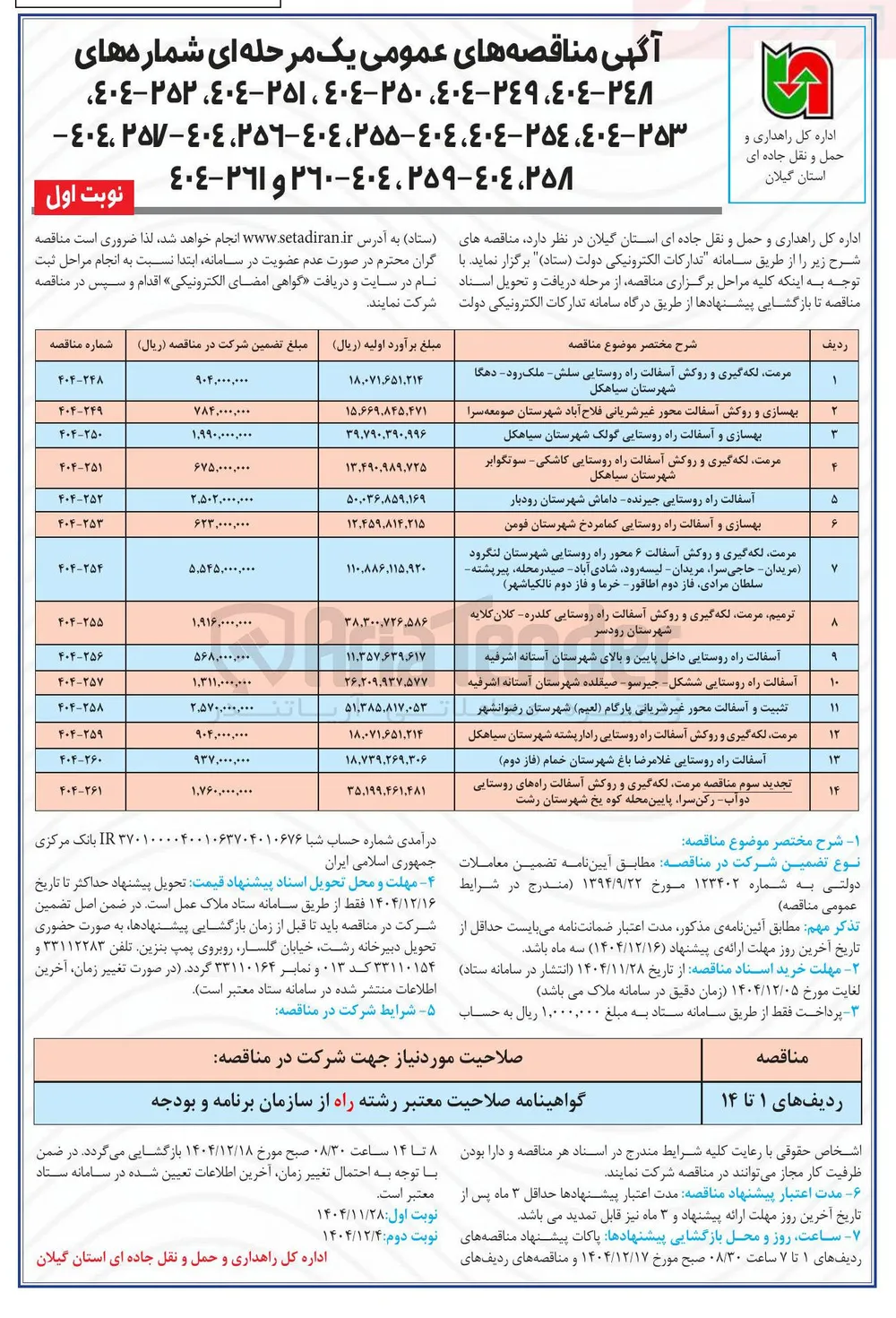 آسفالت راه روستایی