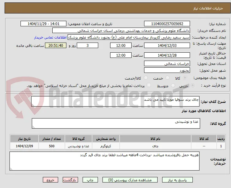 چای برند سوفیا مورد تایید می باشد