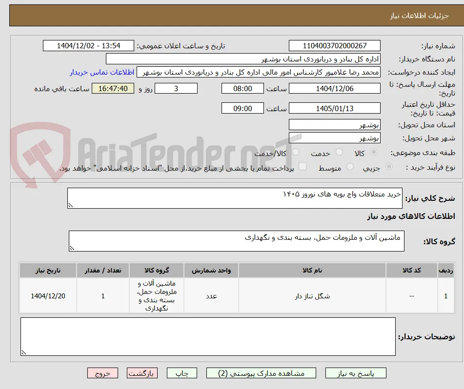 خرید متعلاقات واچ بویه های نوروز ۱۴۰۵