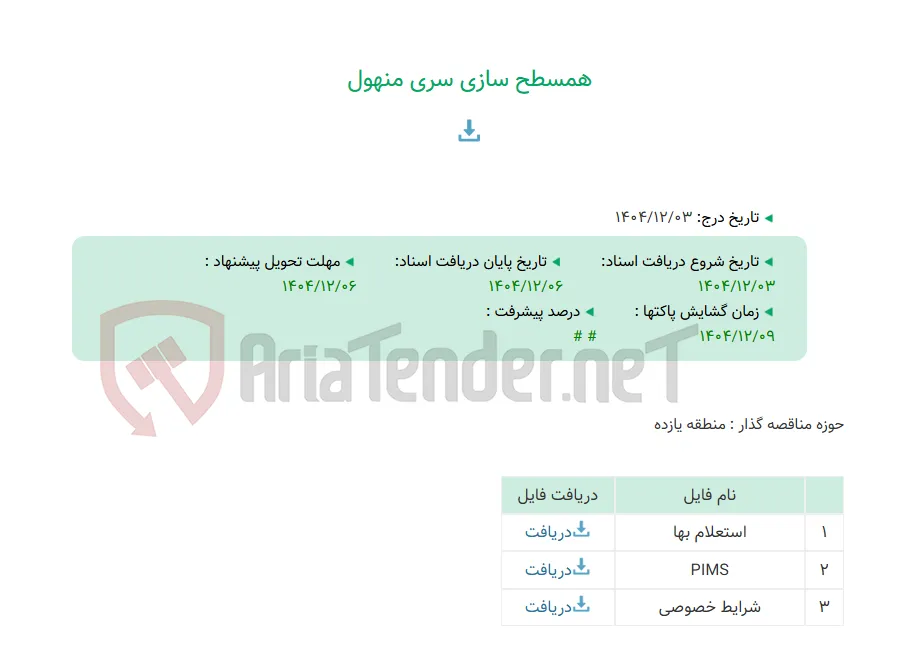 همسطح سازی سری منهول