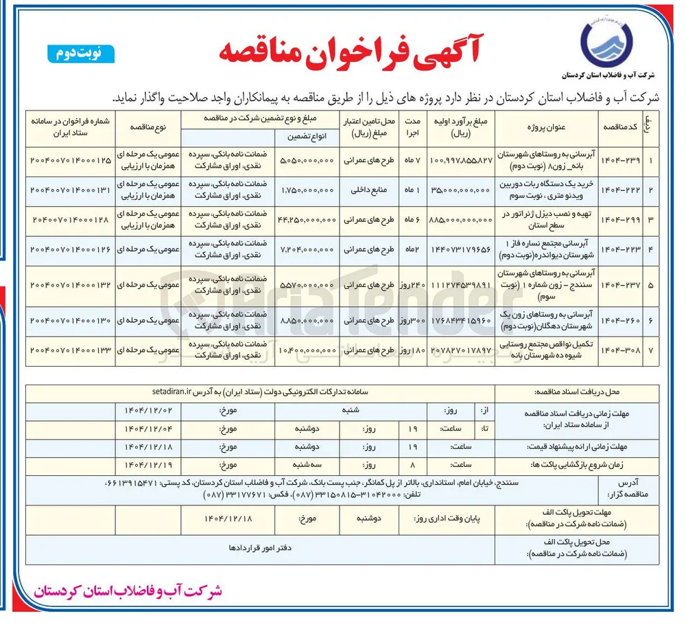 تکمیل نواقص مجتمع روستایی