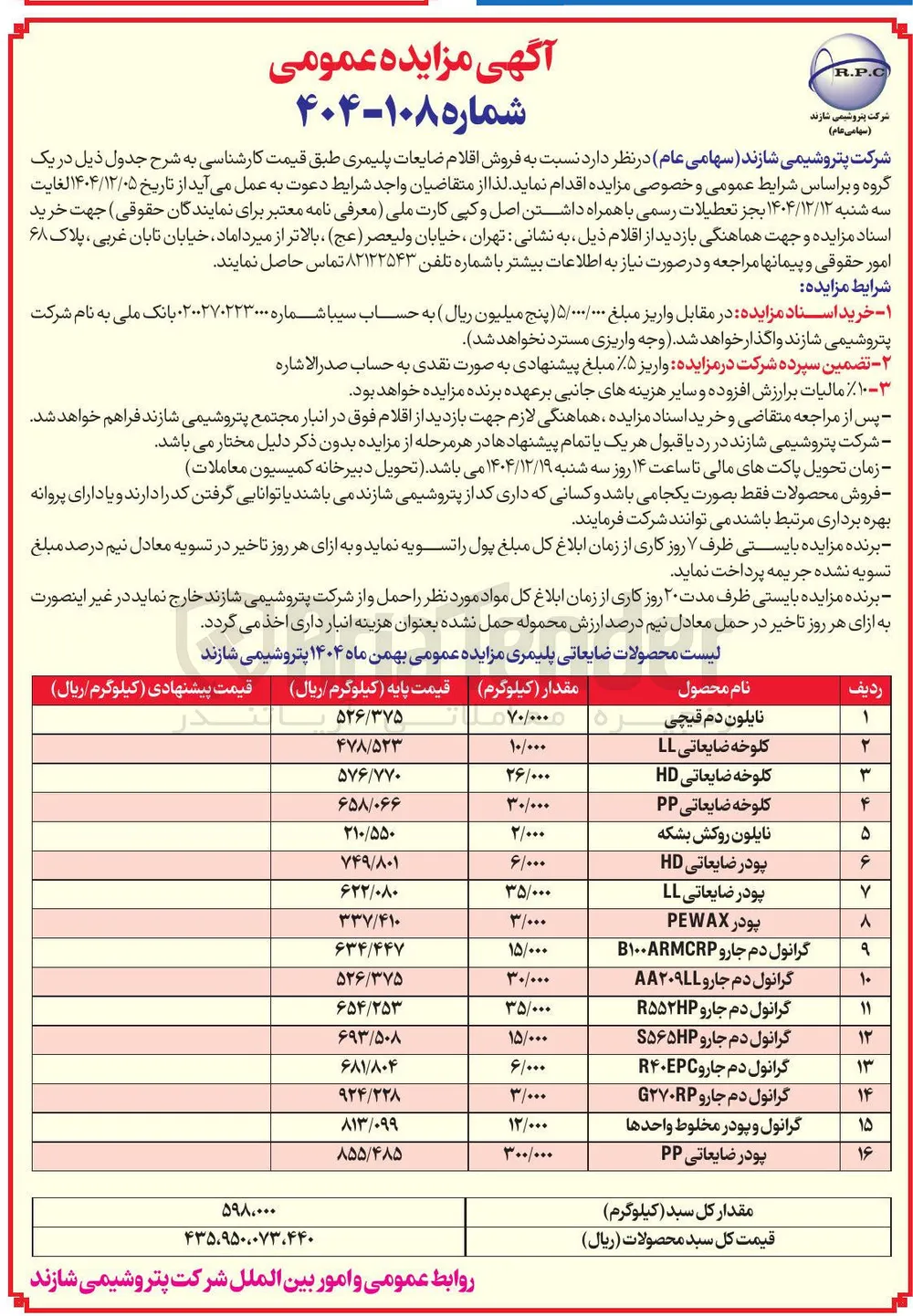 گرانول دم جارو R۵۵۲HP 
