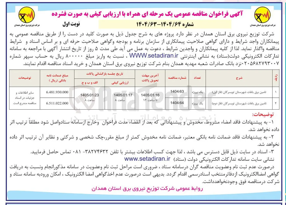 تامین برق باغات
