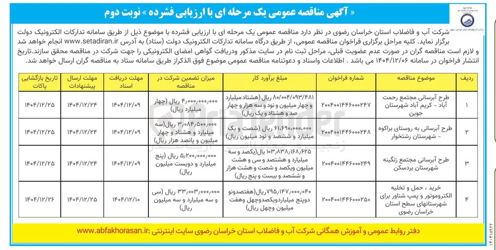 خرید ، حمل و تخلیه الکتروموتور و پمپ شناور 