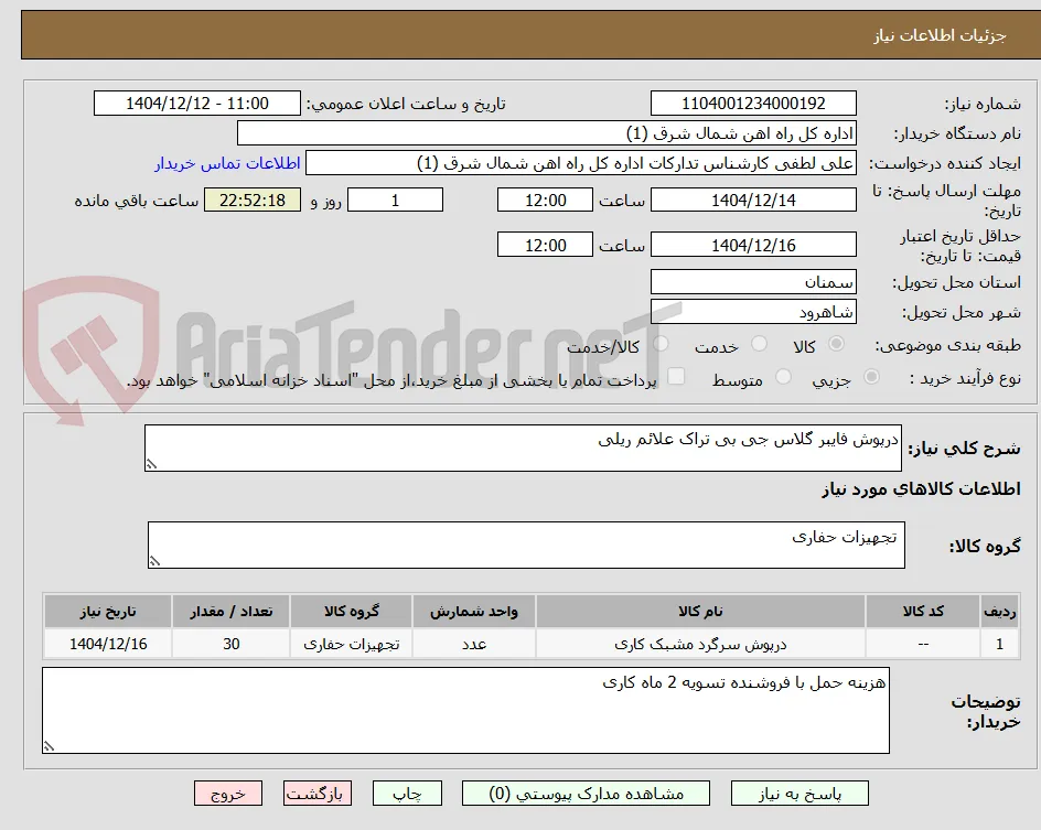 درپوش فایبر گلاس جی بی تراک علائم ریلی 