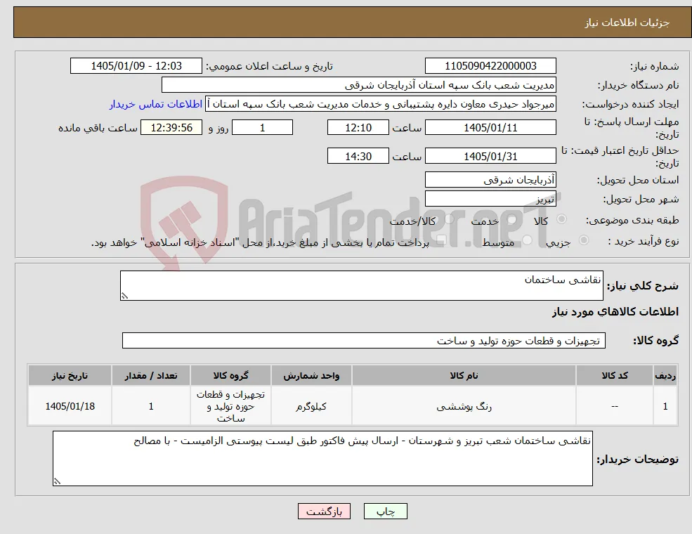 نیاز کالا-نقاشی ساختمان