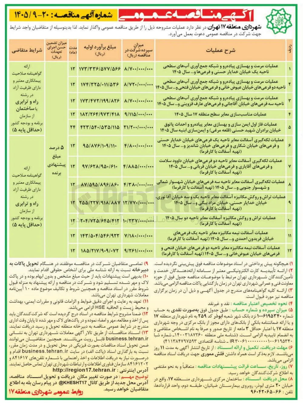 عملیات آسفالت نیمه مکانیزه معابر 