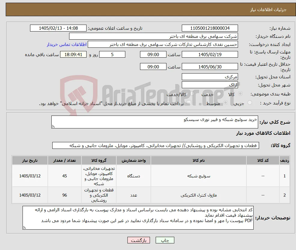 نیاز کالا-خرید سوئیچ شبکه و فیبر نوری سیسکو