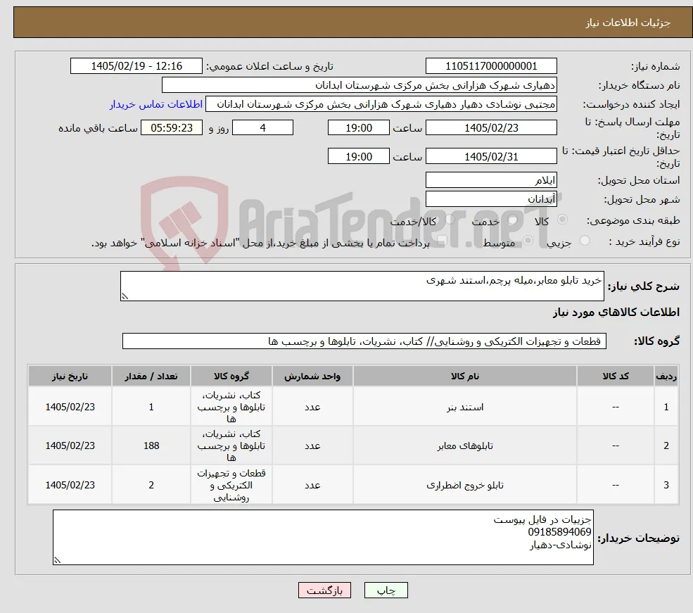 نیاز کالا-خرید تابلو معابر،میله پرچم،استند شهری