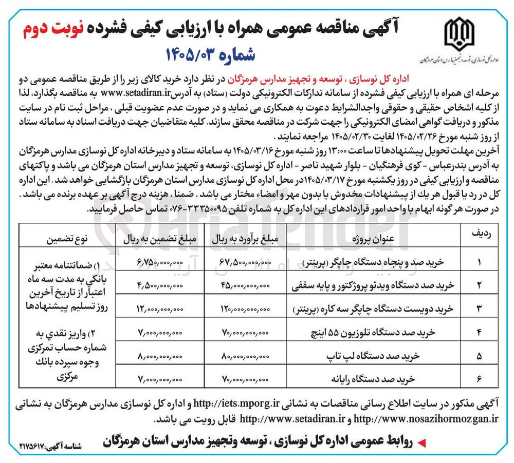 خرید صد دستگاه رایانه 