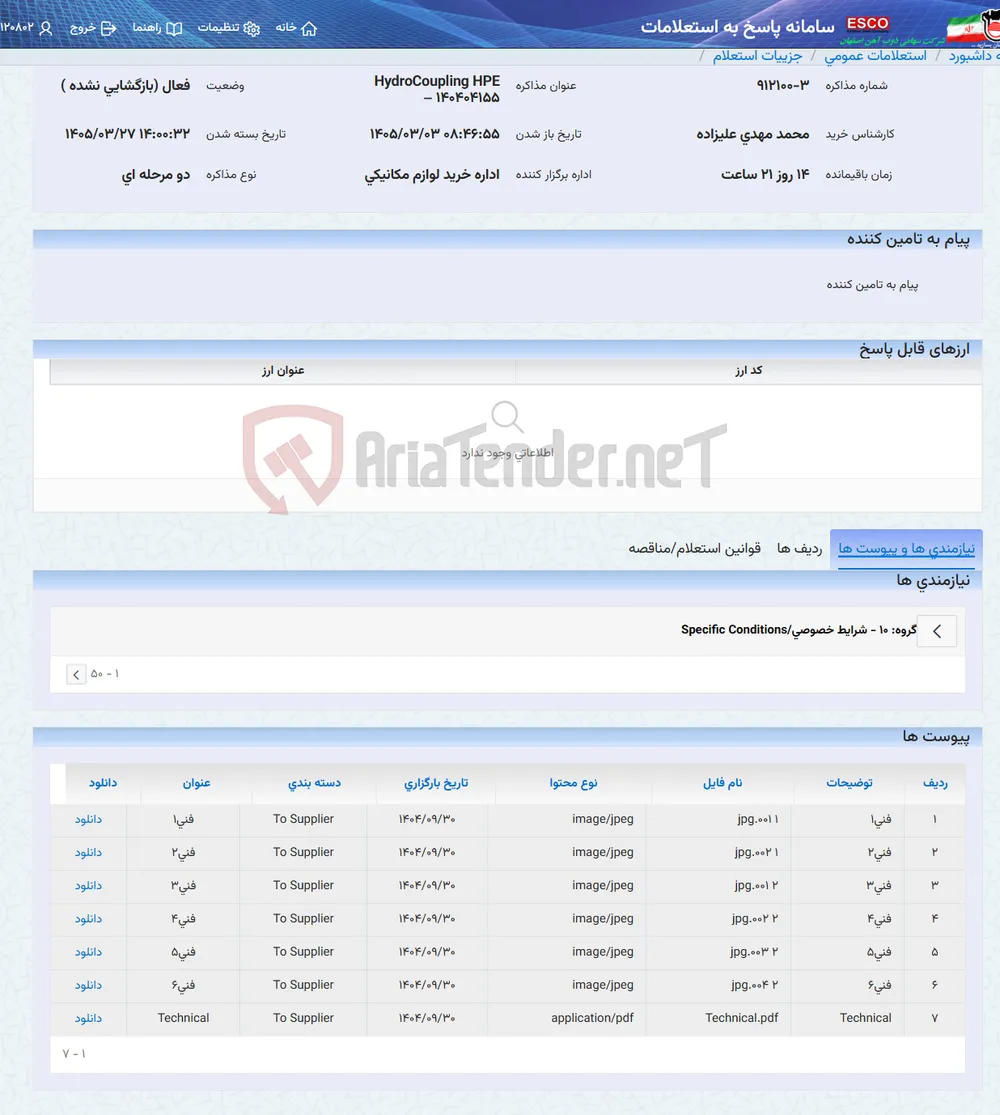 HydroCoupling HPE – 140404155