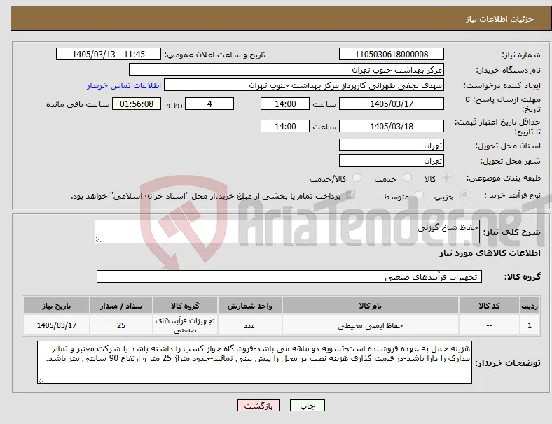 نیاز کالا-حفاظ شاخ گوزنی
