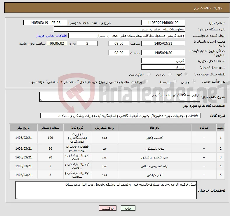 نیاز کالا-لوازم دستگاه فیکو مدل سیگنیچر