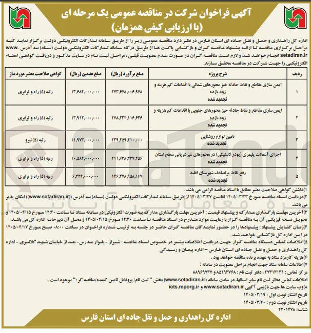 تامین لوازم روشنایی
