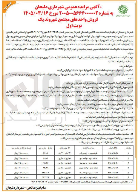 فروش6 واحد جاری اداری مجتمع شهروند یک