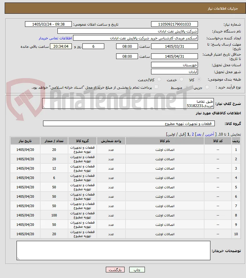 طبق تقاضا
مریدی53182231