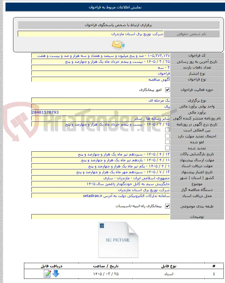 جایگزینی سیم به کابل خودنگهدار زاغمرز سال ۱۴۰۵