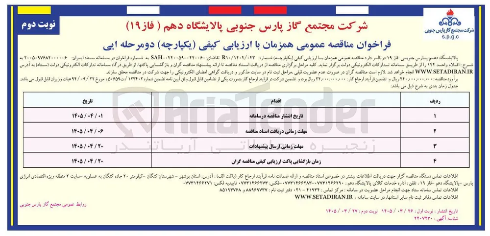 خرید اقلام واحد 144 