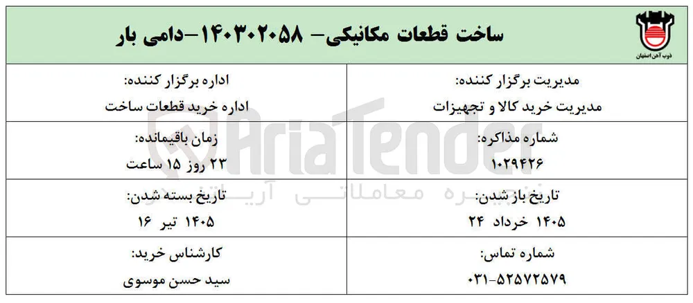 ساخت قطعات مکانیکی 