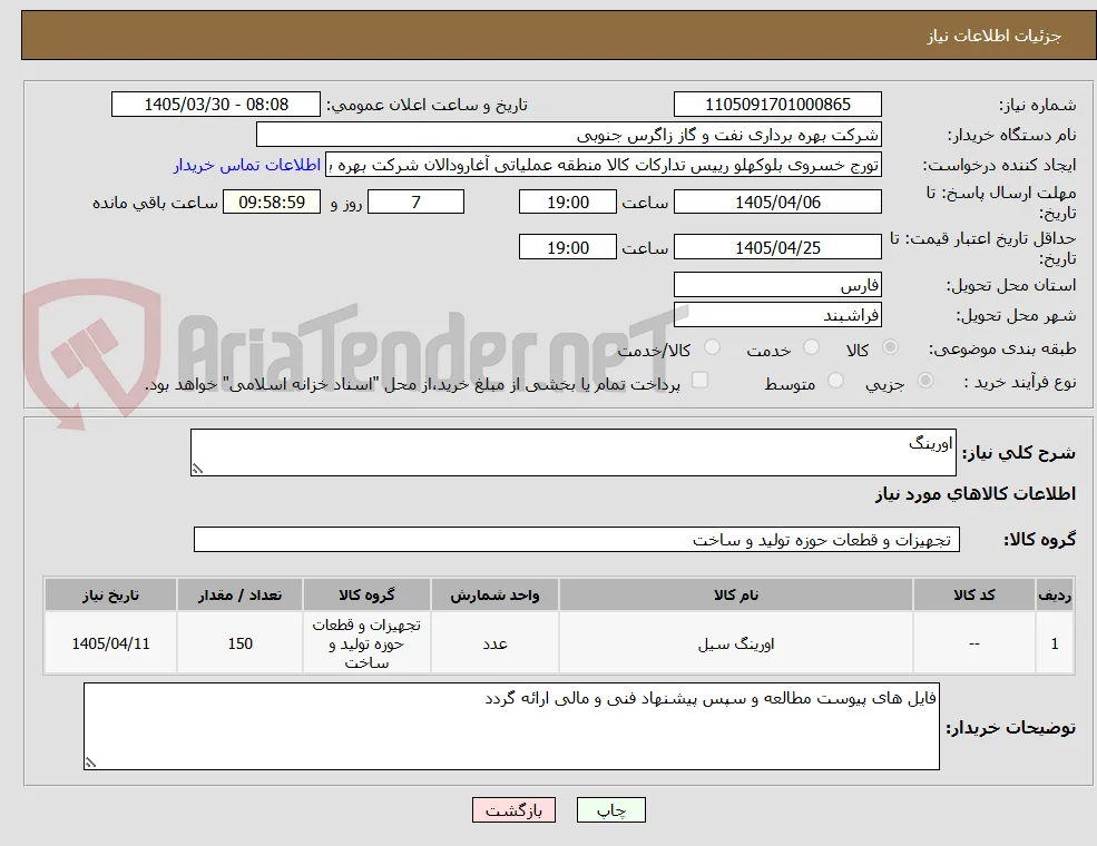 اورینگ
