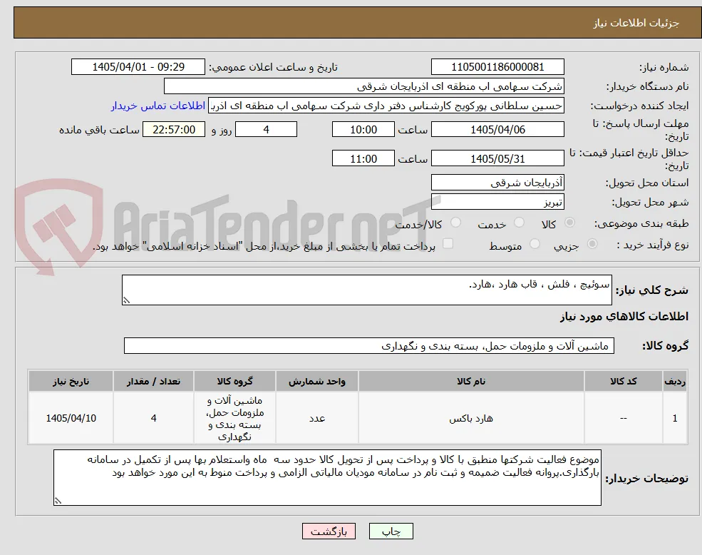 سوئیچ ، فلش ، قاب هارد ،هارد.