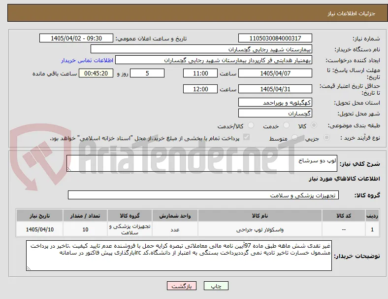لوپ دو سرشاخ