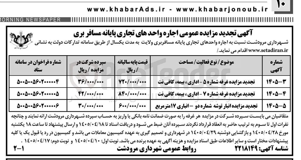 اجاره غرفه شماره ۵ - اداری ، بیمه کافی نت 