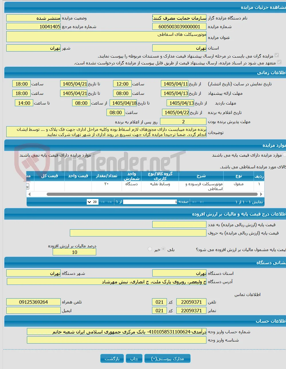 موتورسیکلت های اسقاطی