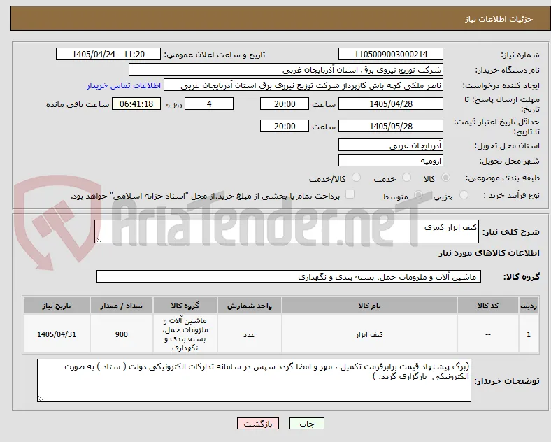 کیف ابزار کمری