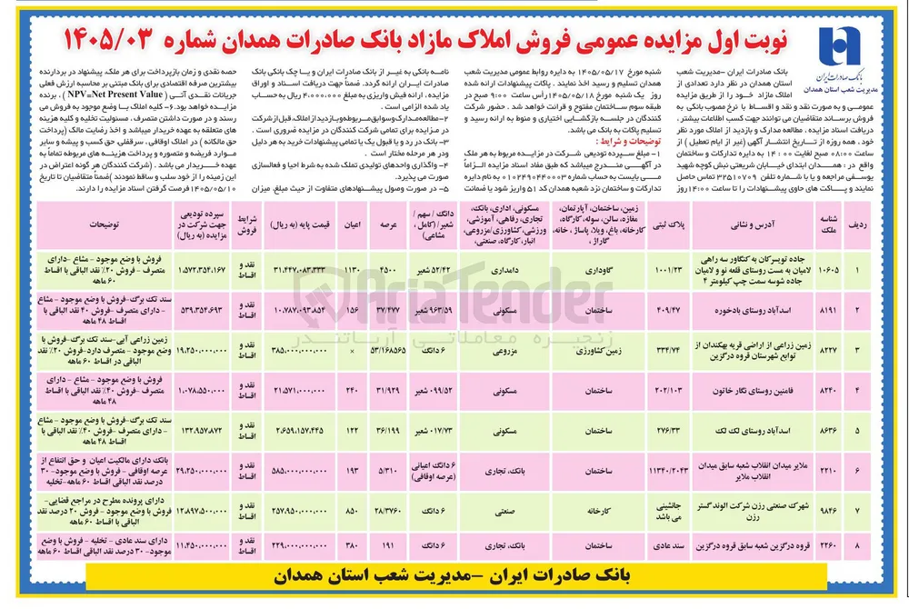 فروش املاک مازاد