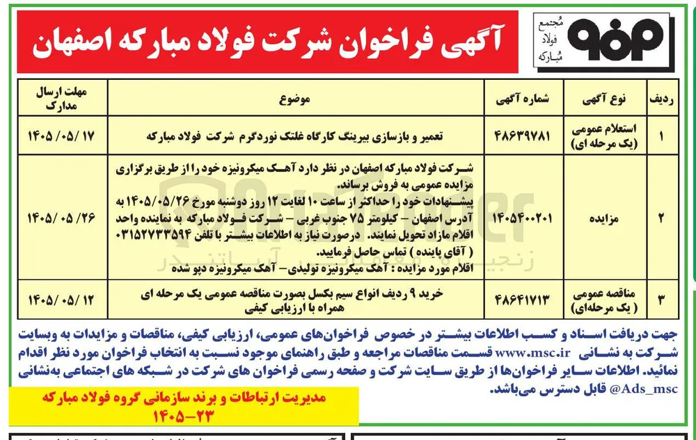 خرید ۹ ردیف انواع سیم بکسل 