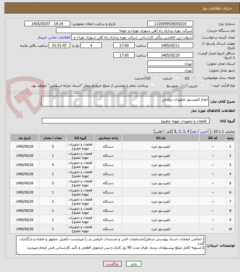 انواع کمپرسور تجهیزات برودتی
