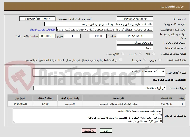 خرید آنتی ویروس سازمانی