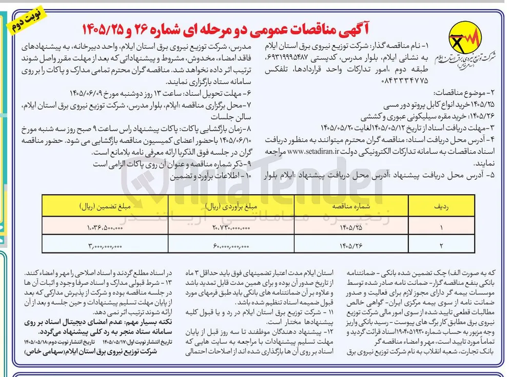 خرید مقره سیلیکونی عبوری و کششی
