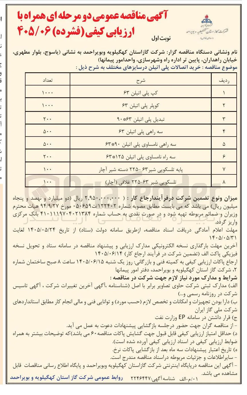 خرید اتصالات پلی اتیلن