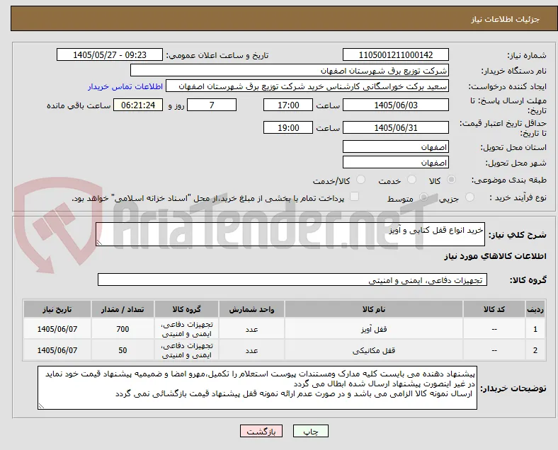 خرید انواع قفل کتابی و آویز