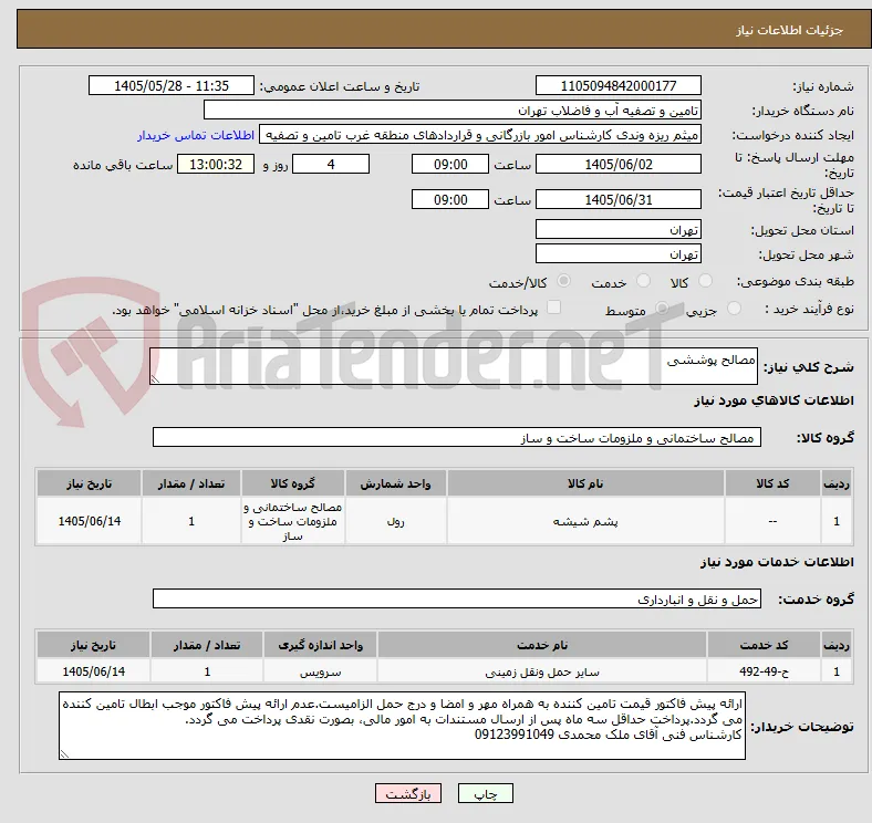مصالح پوششی