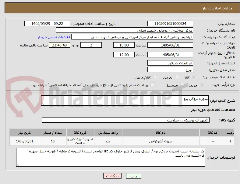 سوزن بروکن برو