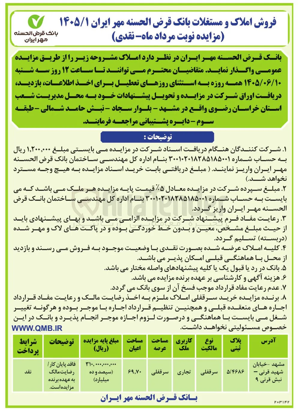 فروش املاک و مستغلات