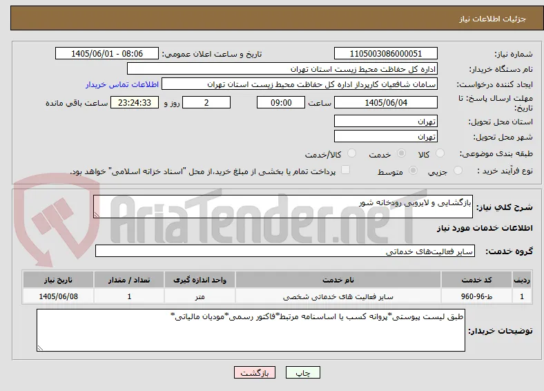 بازگشایی و لایروبی رودخانه شور
